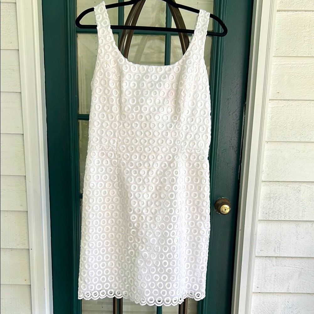 Lilly Pulitzer Meredith Shift Dress in Resort White Size 6